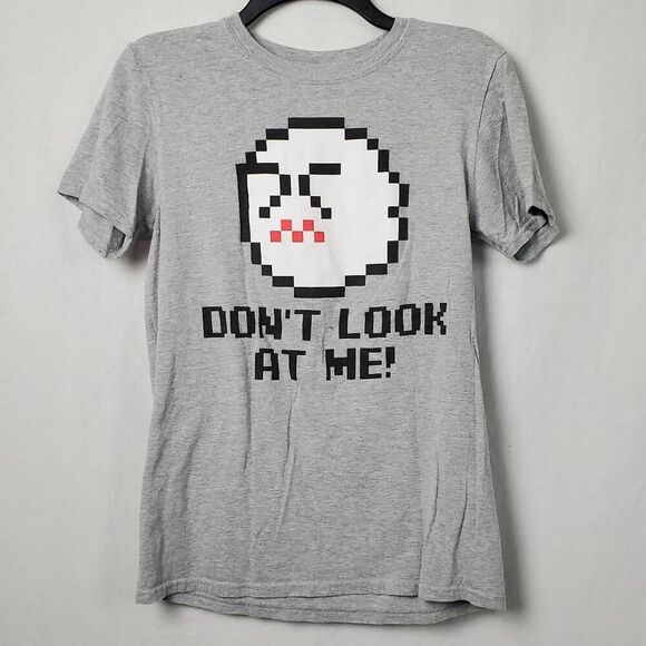 Super Mario Bros Small Gray T-Shirt - Picture 1 of 5